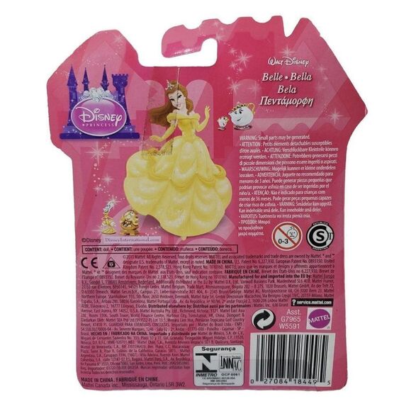 Disney Princess Little Kingdom Belle Mini Figure Set Vintage Toys RARE Dolls NEW - Picture 3 of 6